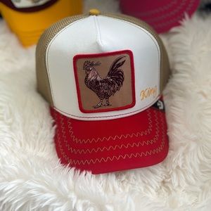 Goorin Bros Farm Trucker Hat Limited Edition The Chicken King Rooster Cock